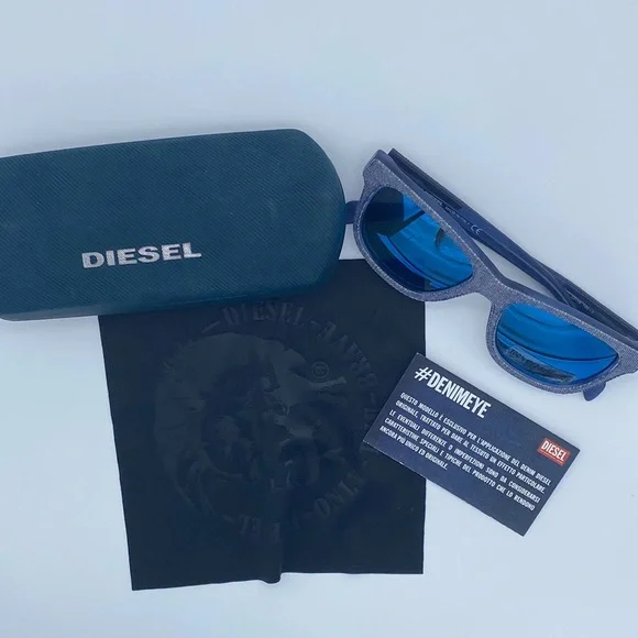 Diesel 0111 Denim Sunglasses Diesel DL 0111 Beige Denim 92G Plastic Sunglasses Frame 54  main image 4